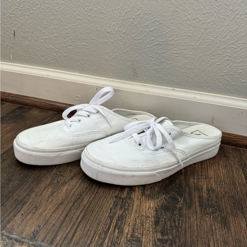 White van mules size 7.5